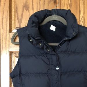 Jcrew Sherpa limed puffer vest